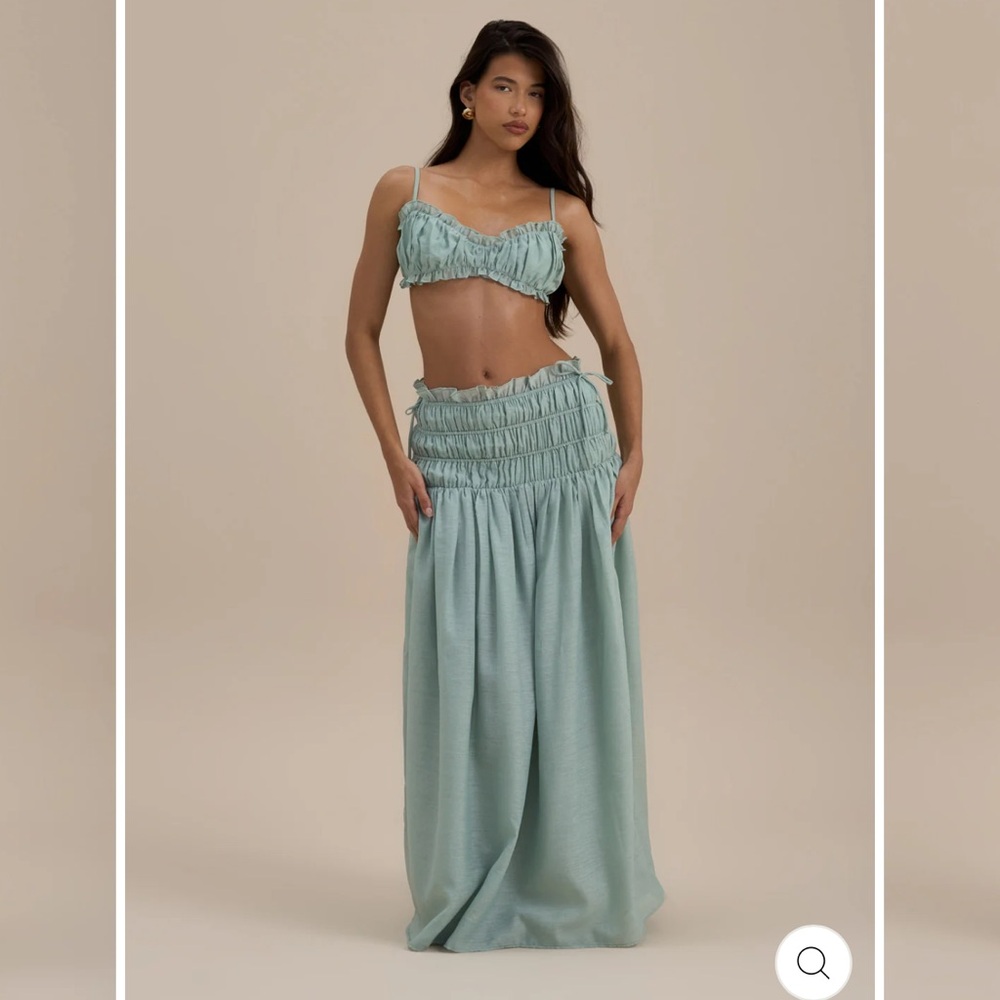 Wanderdoll Soulie skirt set in sage size small